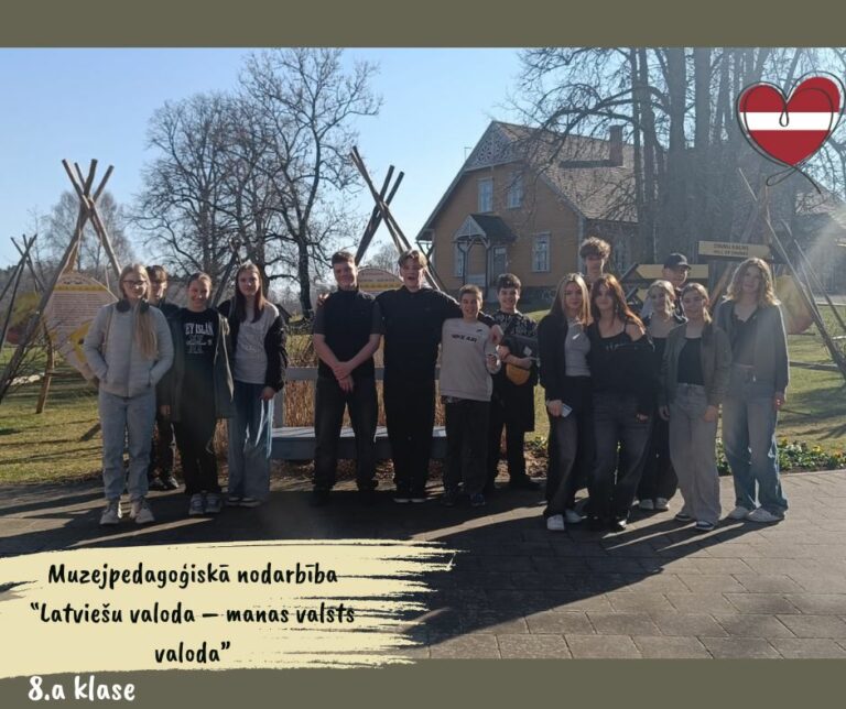Muzejpedagoģiskā programma “Latviešu valoda – manas valsts valoda”