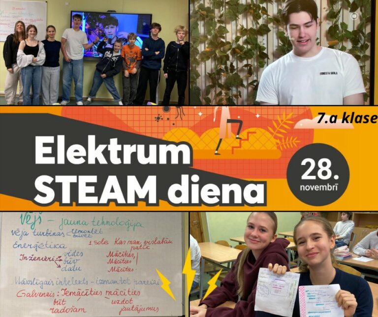 “Elektrum STEAM diena” Vangažu vidusskolā