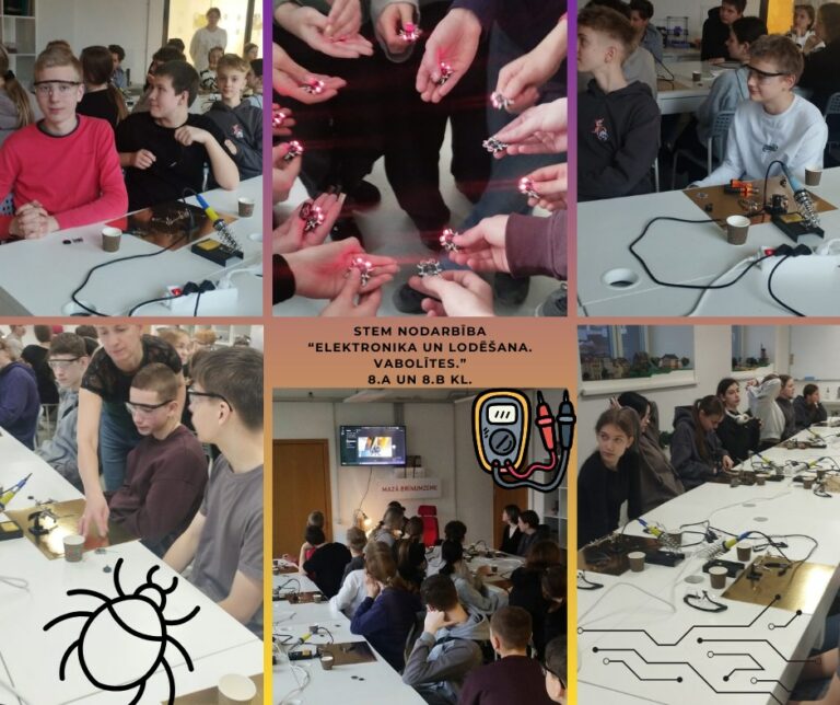 STEM un pilsoniskās līdzdalības skolas soma. 8.a un 8.b klase “Mazā Brīnumzemē”