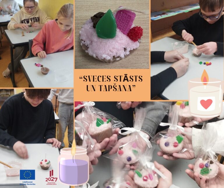 “Sveces stāsts un tapšana” – STEM nodarbība