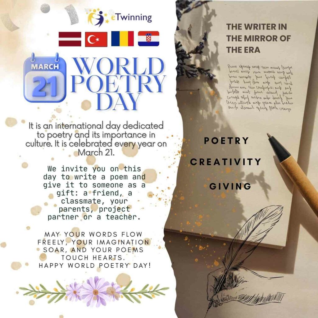 Starptautiskā Dzejas diena mūsu skolā