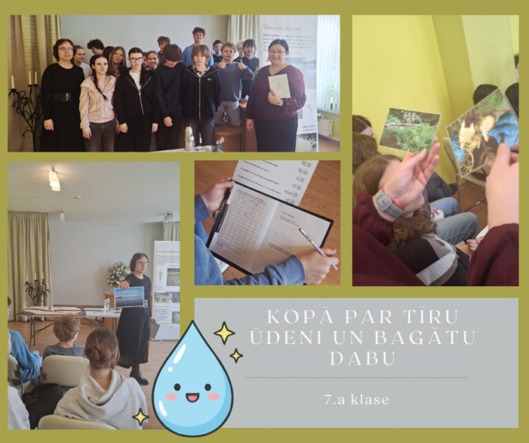 7.a klase par tīru ūdeni un bagātu dabu