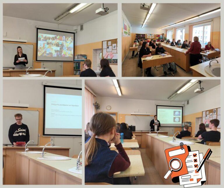 Konference ”Projektu darbs” Vangažu vidusskolā