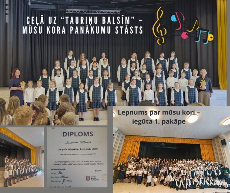 Lepnums par mūsu kori – iegūta 1. pakāpe