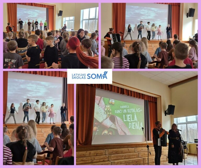 Lielā diena kopā ar folkloras kopu (projekts “Skolas soma”)