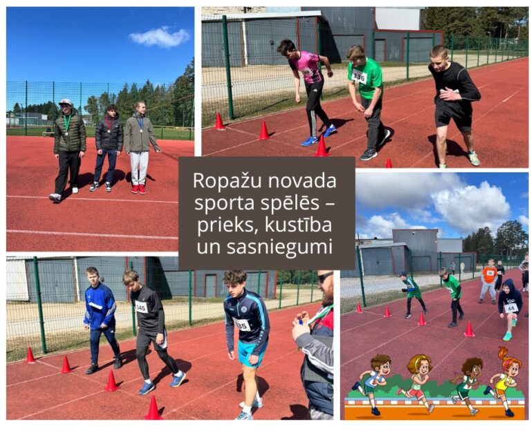 Ropažu novada skolēnu sporta spēles  vieglatlētikā