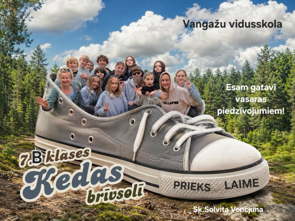 Kedas brīvsolī!