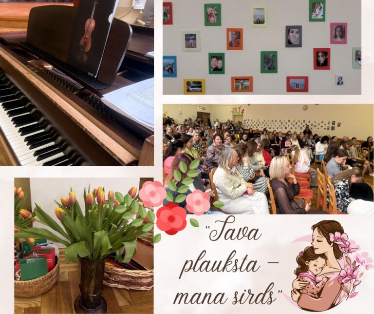 1.–3. klašu Mātes dienas koncerts “Tava plauksta — mana sirds”