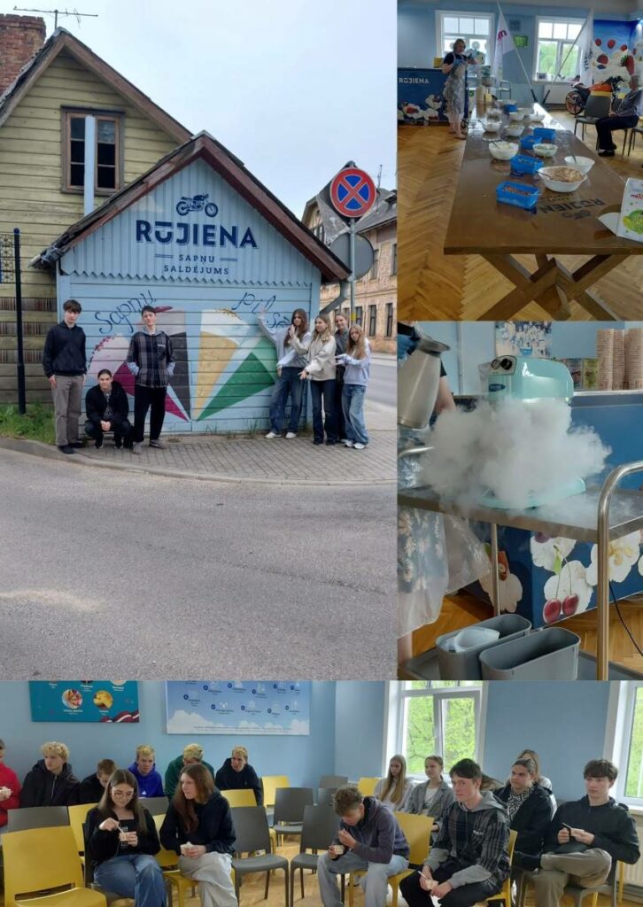 “Rūjienas saldējums” ražotnē
