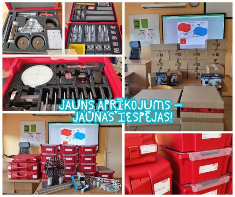 No idejas līdz iespējai – jauns aprīkojums fizikas kabinetam